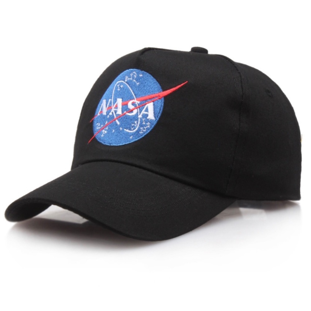 NASA Baseball Caps in Black or White